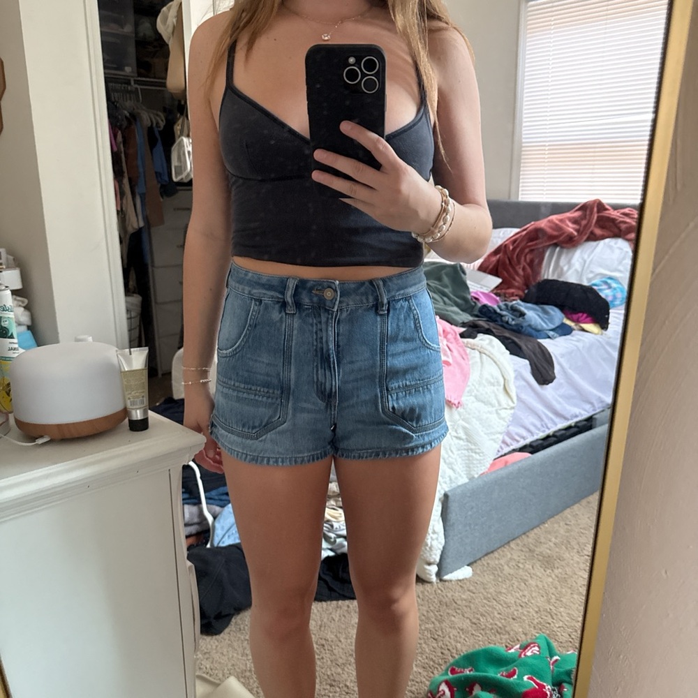 Sincerely Jules Blue Denim Shorts